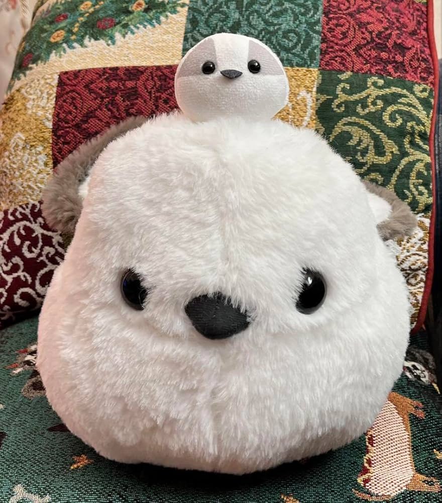 Amazon.co.jp: シマエナガ 大きめのぬいぐるみ : おもちゃ